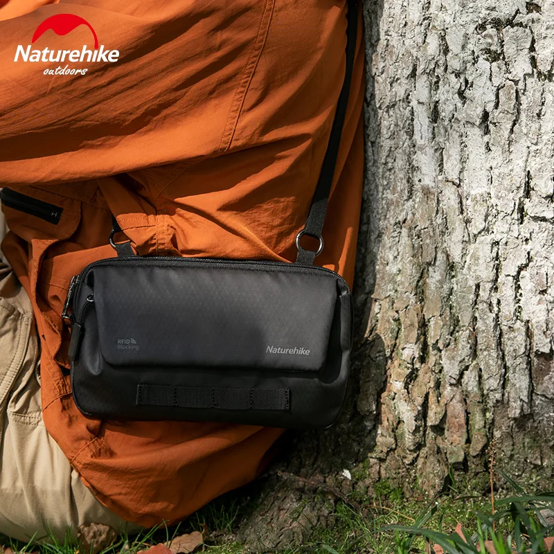 Сумка на плечо Naturehike 600D с защитой от кражи водонепроницаемая уличная спортивная
