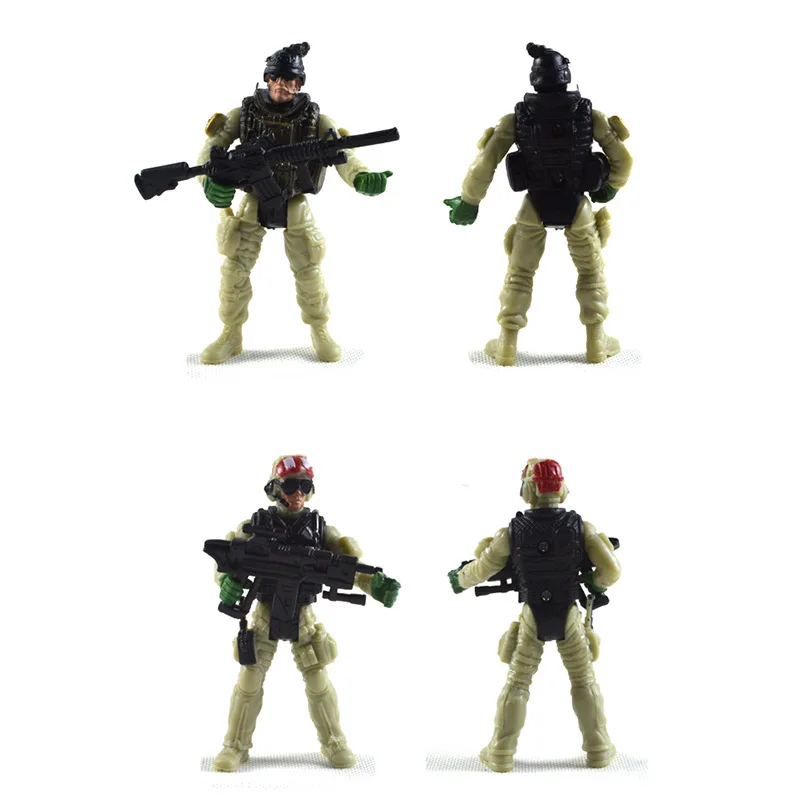 12 шт./компл. американские солдаты военная модель игрушка героический солдат