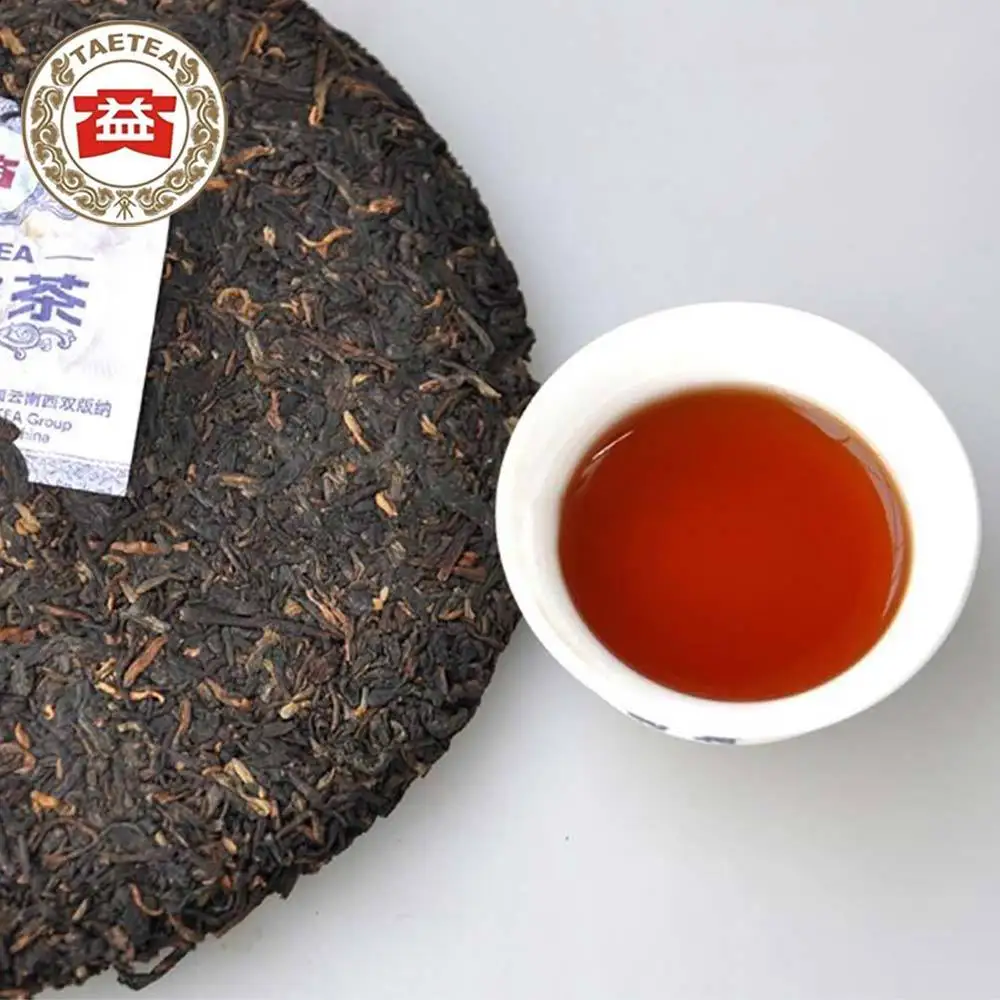 yr TAETEA Pu-erh Юань спелый пуэр Высокое качество шу пуэр 357 г