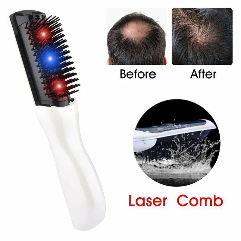 

Best Hot Sale Hair Growth Magnetic Comb UV Regrowth Thickening System Healthcare Scalp Massager NShopping