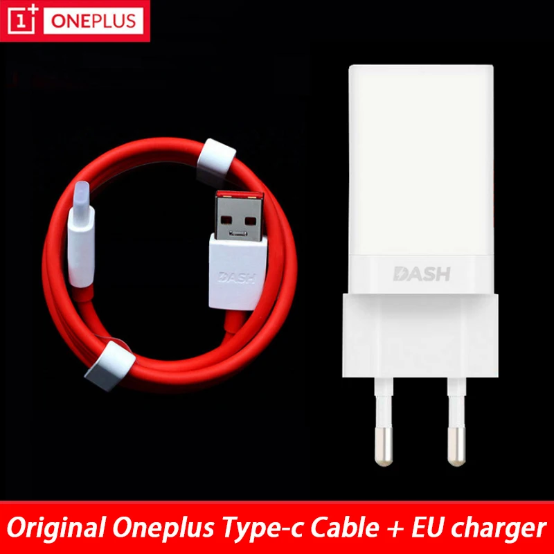 Оригинальный ЕС ONEPLUS 6T Dash зарядное устройство 5V/4A быстрой зарядки 1 м 5 USB Type C