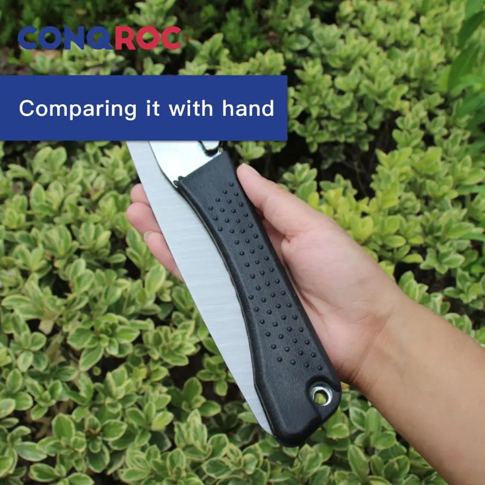 9 дюймовая шелковистая Складная ручная пила для озеленения карманная с грубыми