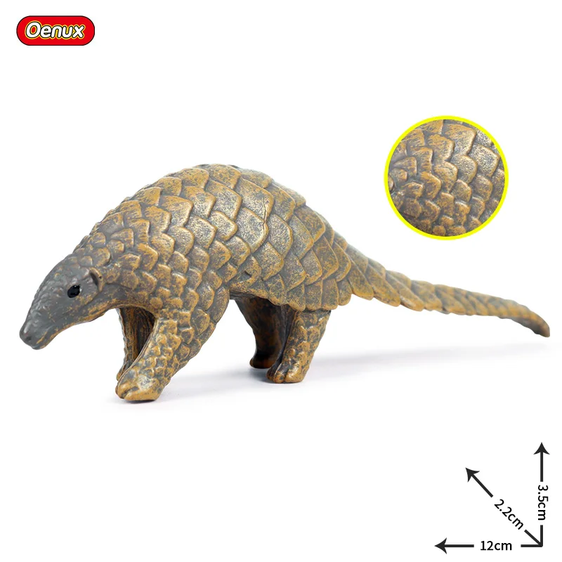 without box Oenux оригинальные дикие животные Leopard Lion Модель фигурка Альпака Павлин Статуэтки-пауки миниатюрная Коллекция игрушек для детей - Цвет: without box