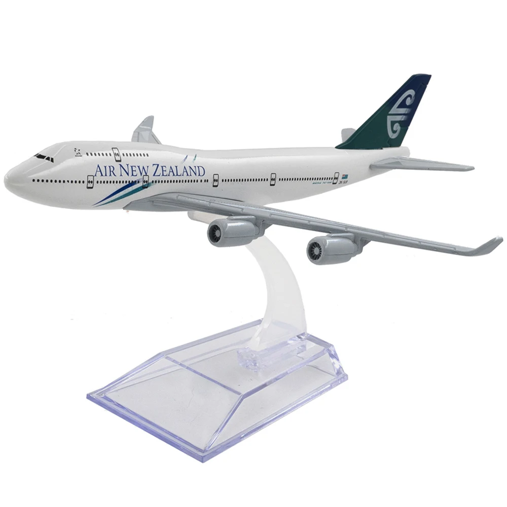 1/400 Scale Aircraft Boeing 747 Air New Zealand 16cm Alloy Plane B747 Model Toys Children Kids Gift for Collection | Игрушки и хобби