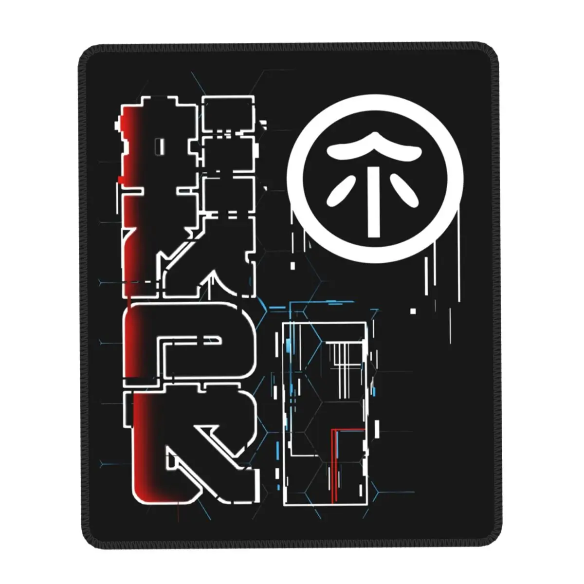 

Umbrella Techwear Gaming Mouse Pad Non-Slip Rubber Mousepad Japanese Future Tech Street Wear Style Laptop Computer Desk Mat Pads