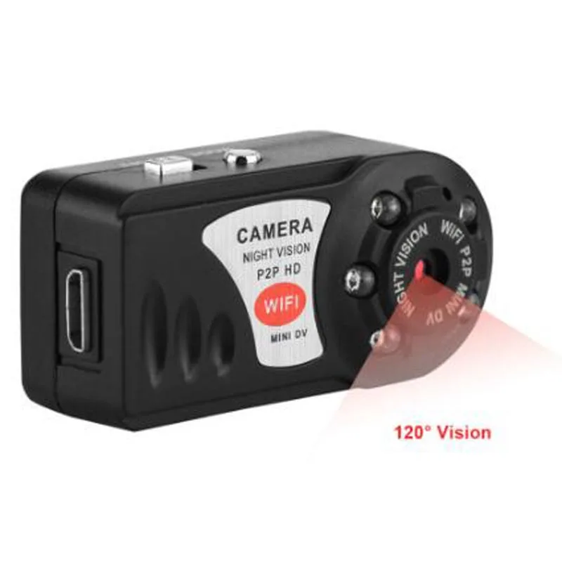 HD 720P Mini Camera Wifi P2P Infrared Night Vision Small DV DVR Wireless IP Cam Video Camcorder Recorder Base Holder | Автомобили и