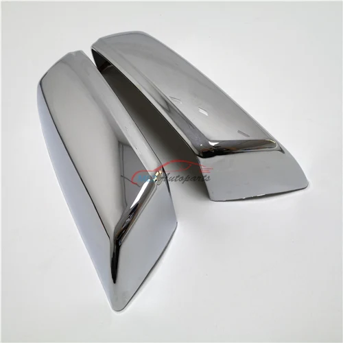 Glossy silver Глянцевое серебро для Chevrolet Tahoe Silverado MK3 GMC Sierra Yukon- автомобиля боковое крыло заднего вида зеркала крышки Накладка - Цвет: Glossy silver