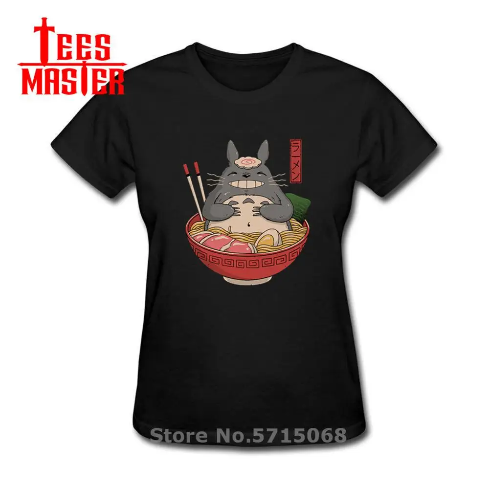 Короткая футболка с героями из японского аниме Стиль ramen lover Аниме Манга 80s еда