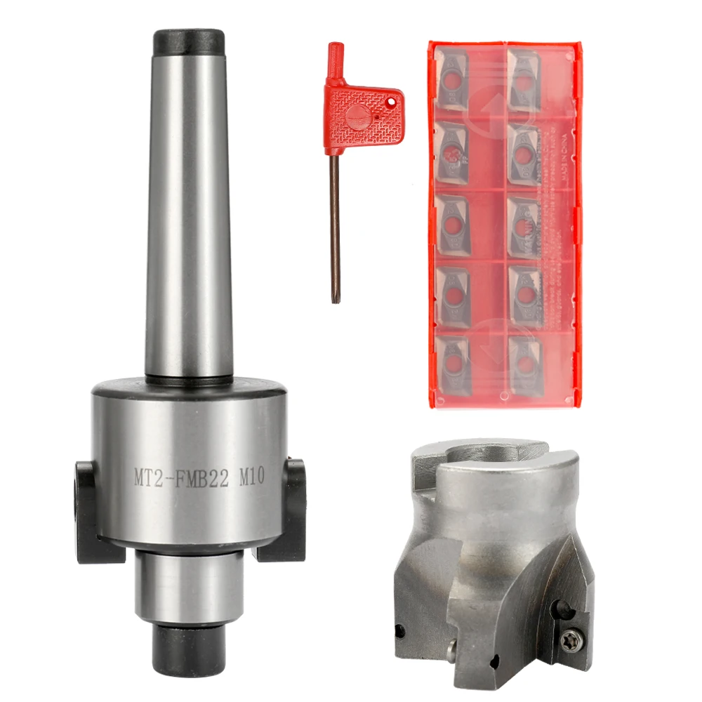 Металлическая точность станка с ЧПУ MT2-FMB22 M10 резак Торцевая Мельница Арбор 10 шт.