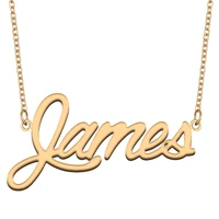 necklace with name james for his her family member best friend birthday gifts on christmas mother day valentines day