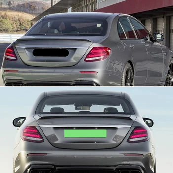 Alerón trasero de fibra de carbono Real para coche, Kit de carrocería para Benz Clase E W213, años 2016 a 2020, Sedan, color negro brillante, E63