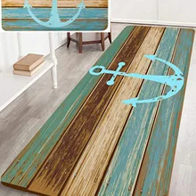 Hot Nautical Anchor 3D Print  Rug Bath Mat Bath Vintage Rugs Anti-slip Kitchen Rug Bathroom Floor Mat Bathroom Carpet Home Decor