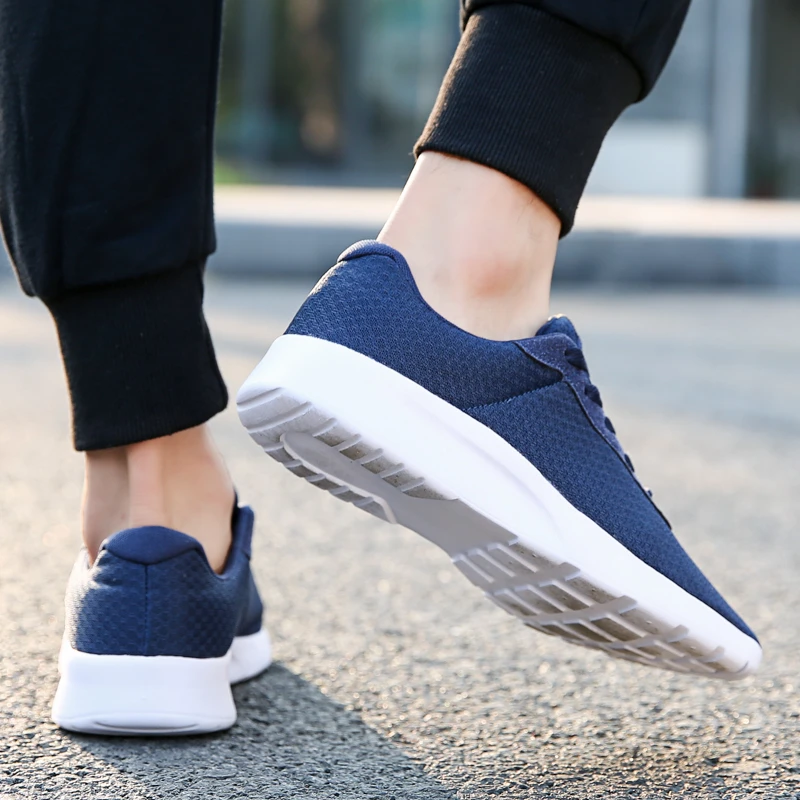 CcharmiX Men Shoes Couples Walking Sneakers Lace Up Spring Lightweight Mens Casual Breathable Male Footwear Big Size 48 |