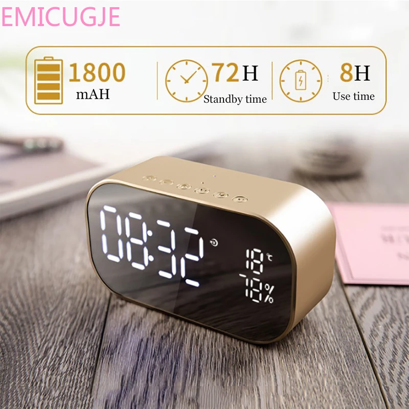 TF USB музыкальный плеер беспроводной для офисной спальни EAAGD светодиодный