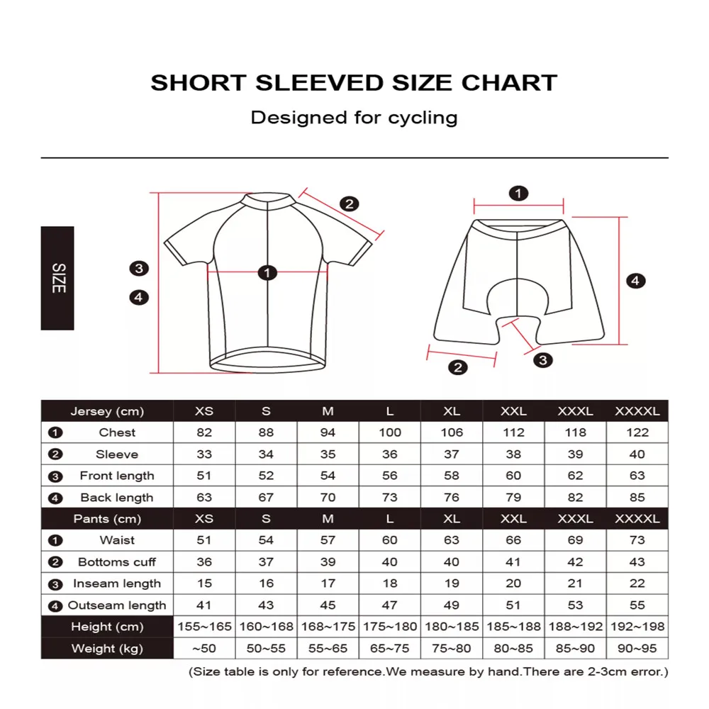 

Men's Cycling Clothing Set For Bicycle Short Sleeve Mountain Bike Outdoor Team Skinsuit Equipment Breathable Sportwear Suit