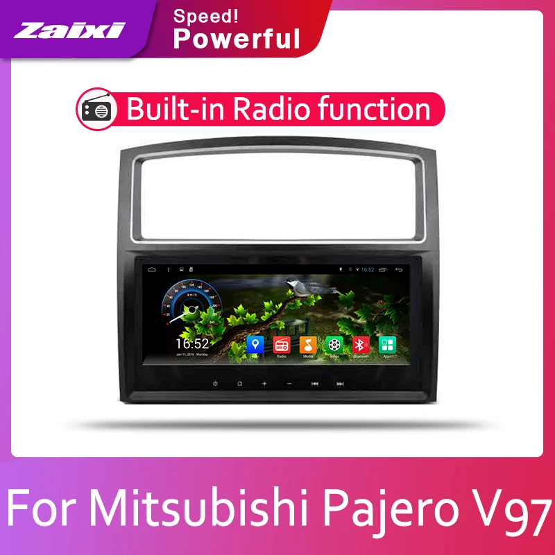 Автомобильный экран системы Android для Mitsubishi Pajero V97 2006 2007 2008 2009 2010 2011 2012 2013 2014 015
