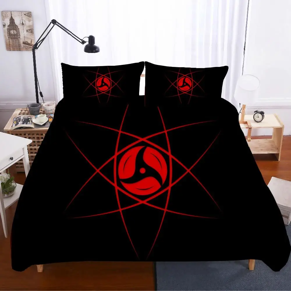Домашний текстиль постельное белье Наруто Ropa De Cama роскошный подарок Твин сабанас 3d комплект постельного белья королевского размера Постельное белье евро постельное белье поплин