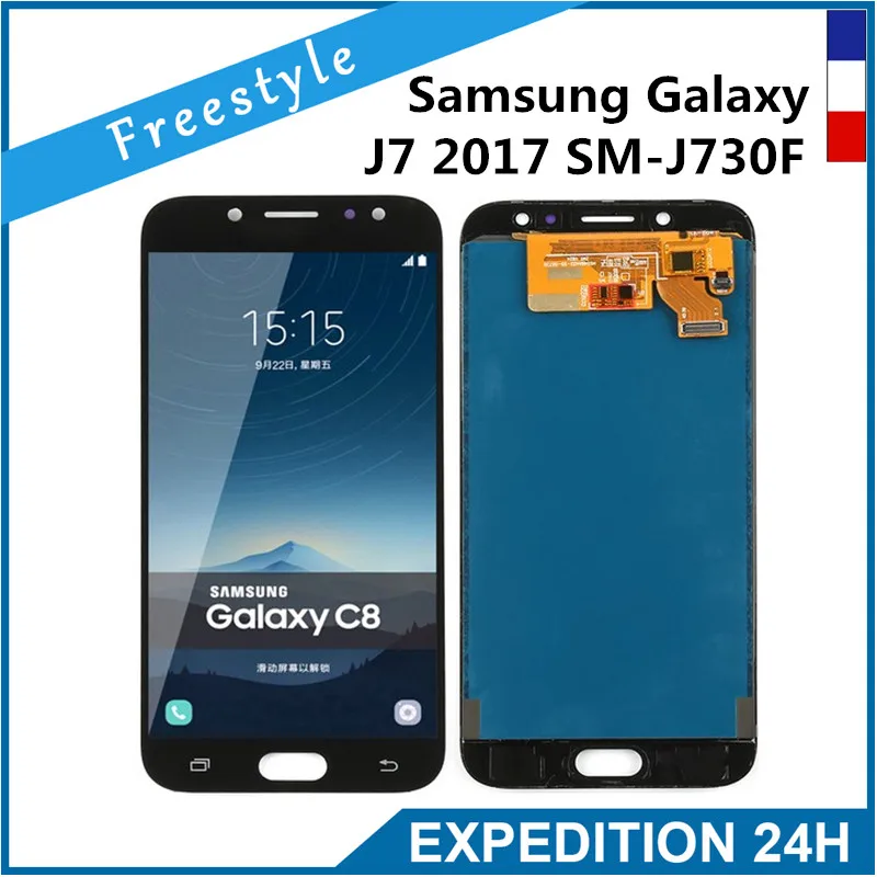 

ЖК-дисплей и дигитайзер сенсорного экрана в сборе для Samsung Galaxy J7 Pro 2017 J730 J730F