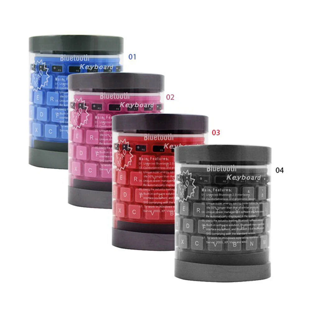 Складная Универсальная Портативная Bluetooth Беспроводная Мягкая силиконовая