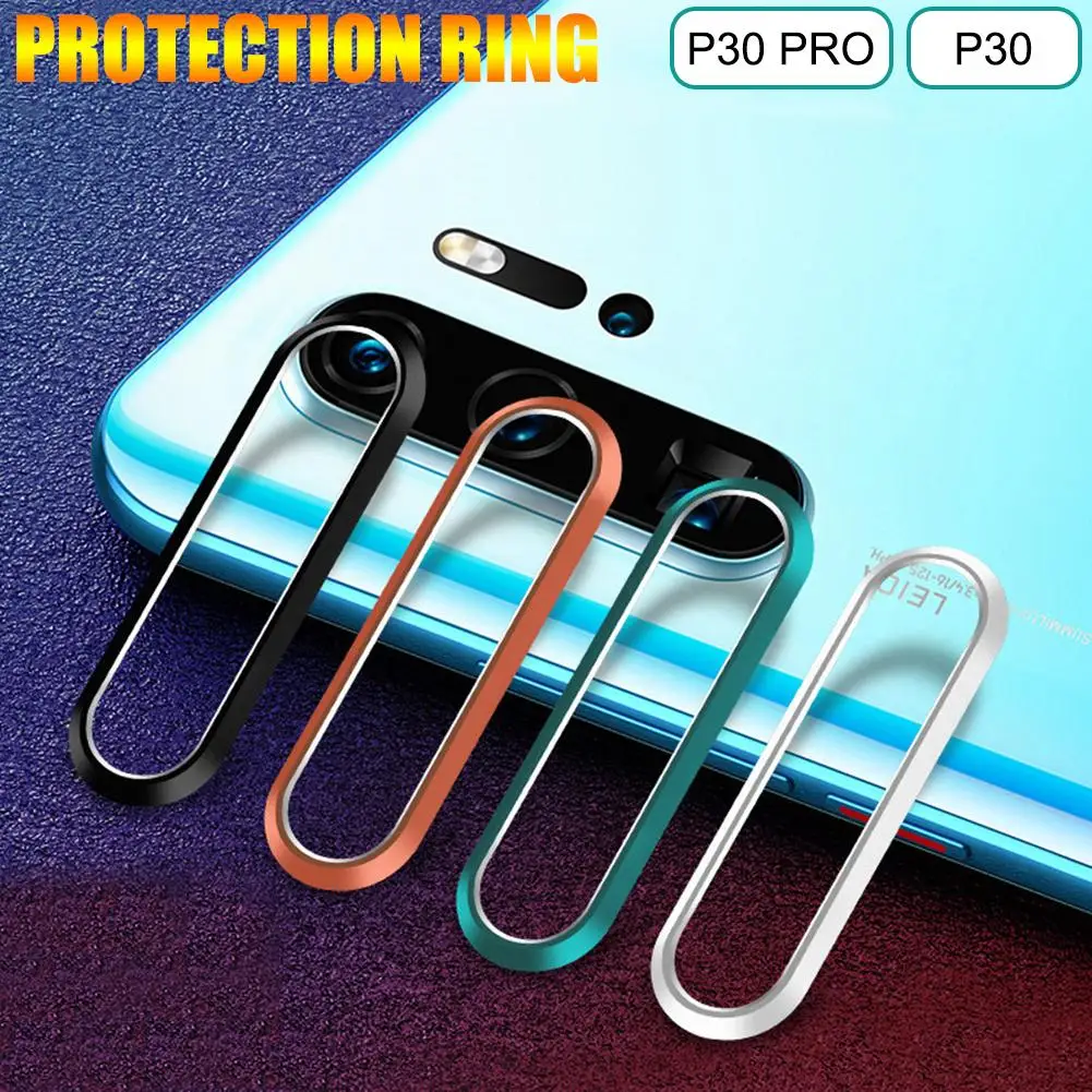 Закаленное защитное стекло для камеры P30 P30Pro металлическое кольцо объектива