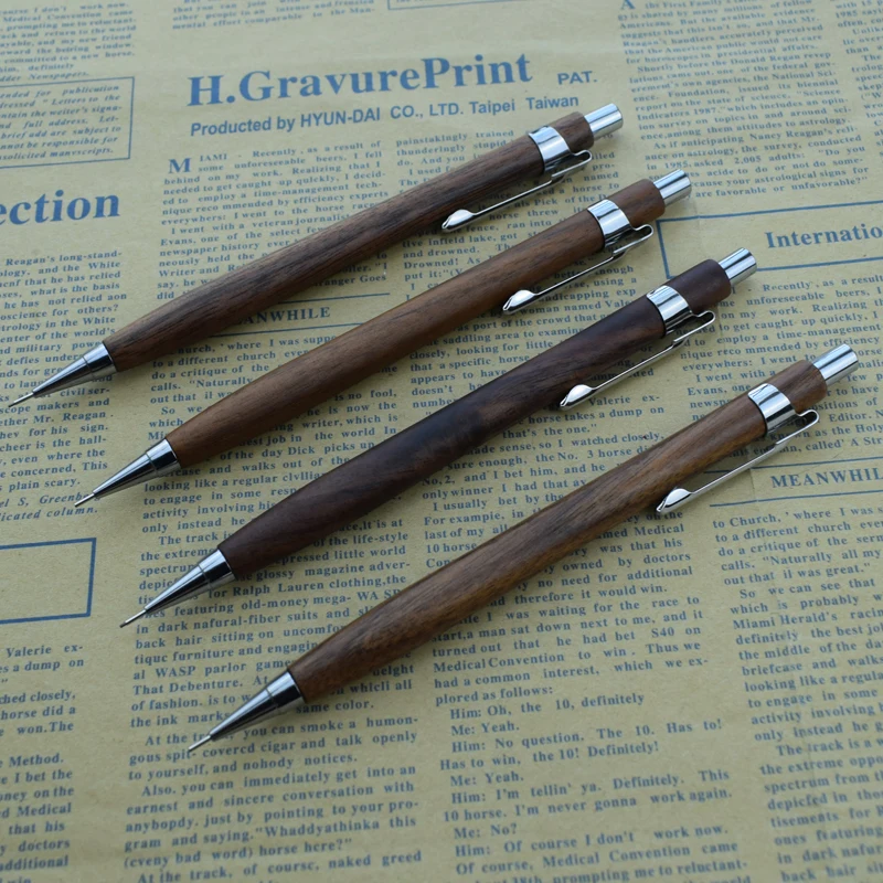 Деревянный механический карандаш 0 5 мм автоматическая ручка для школы и офиса