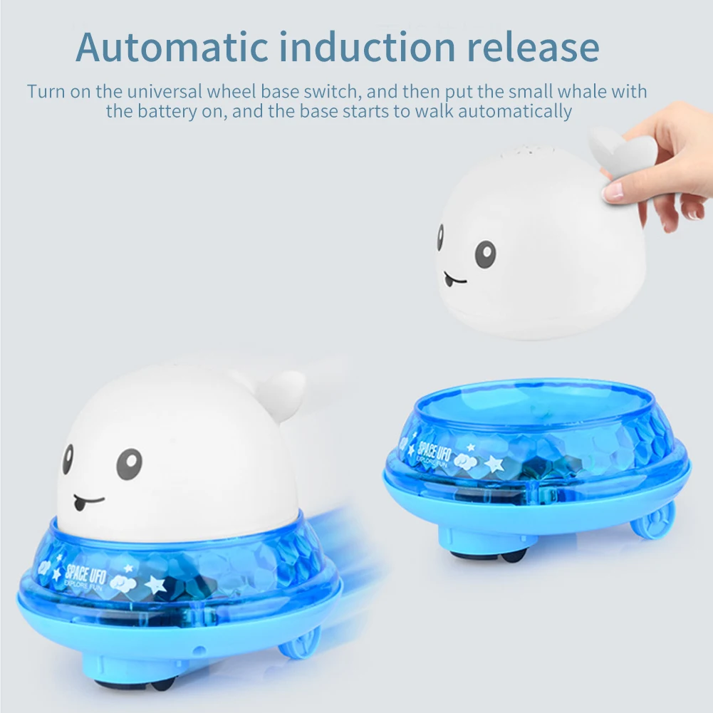 

Bathroom Multifunctional Whale Shaped Sprinkler Squirt Light Up For Kids Toddlers Baby Lovely Bathtub Water Spray Bath Toys Home