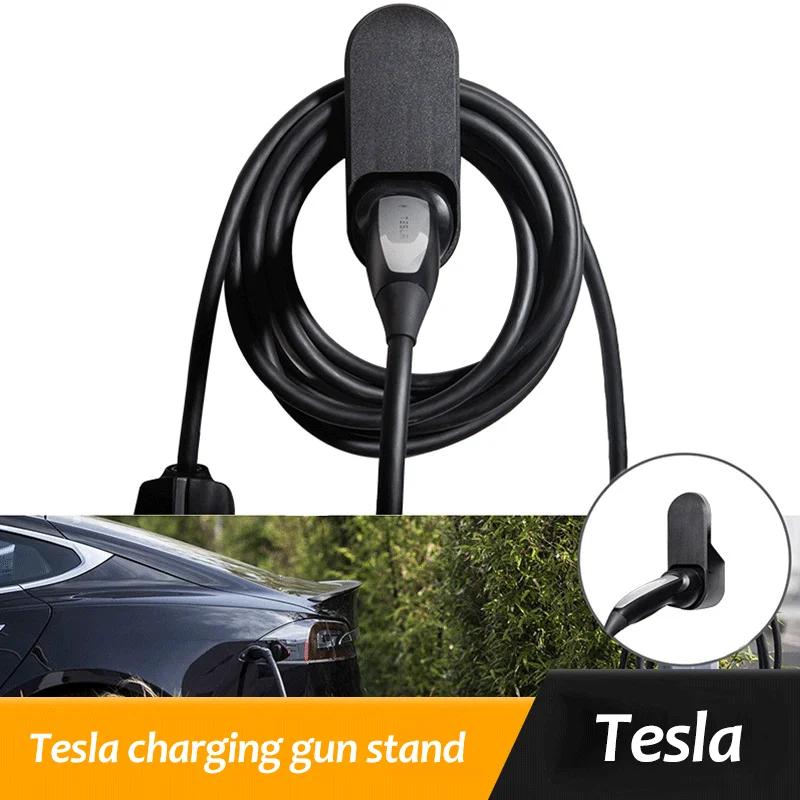 

Новинка 2021 г., кронштейн для автомобильного зарядного устройства Tesla Model 3 Y X S, настенное крепление для зарядки, тип 2, держатель-органайзер, ак...
