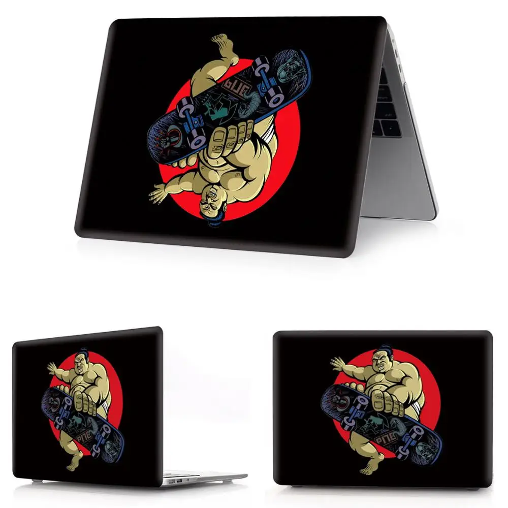 Sumo qu wei Чехол для ноутбука MacBook Air 11 13 дюймов A1466 A1932 Pro 12 13 15 retina A1502 A1706 A1708 A1989 сумо чехол - Цвет: Sumo qu wei