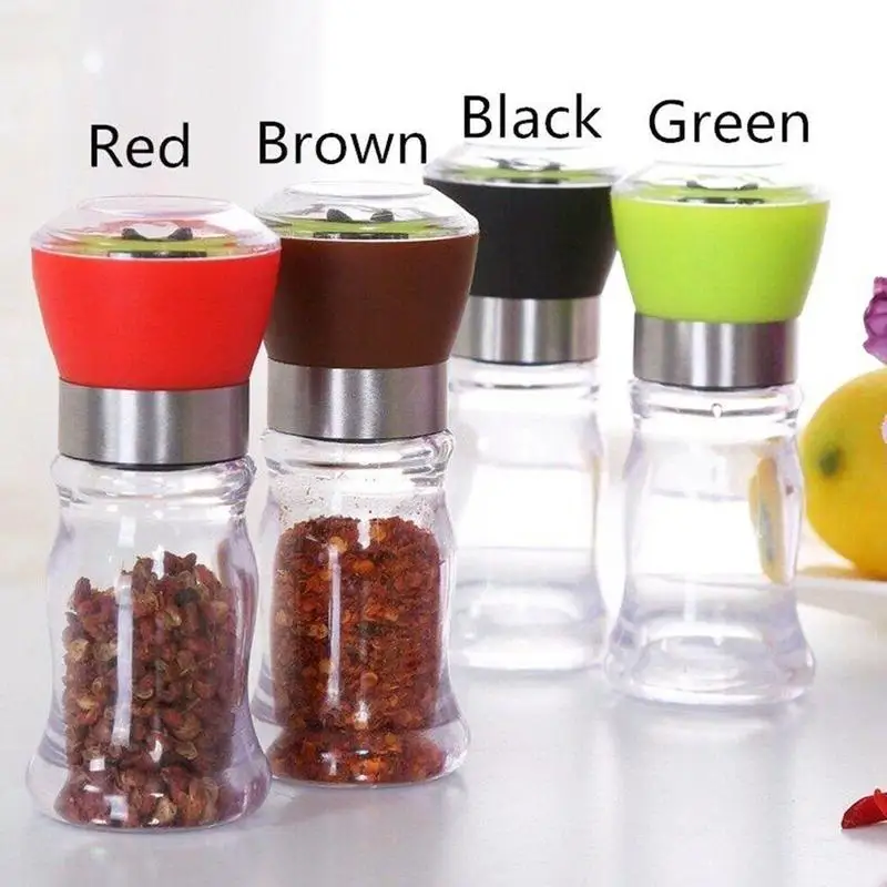 Удобная ручная мельница для соли и перца измельчитель приправ кухонный