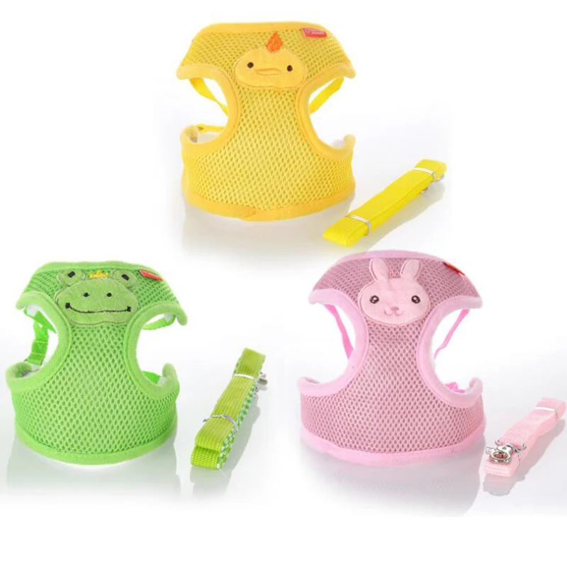 Шлейка-поводок для домашних питомцев воздухопроницаемая жилетка из сетчатой