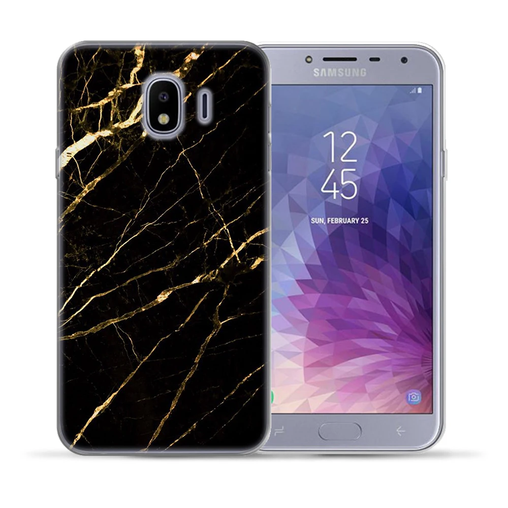 Мраморный геометрический Мягкий силиконовый чехол для Samsung Galaxy J3 J7 J8 J6 J4 Plus 2018 J5 2017