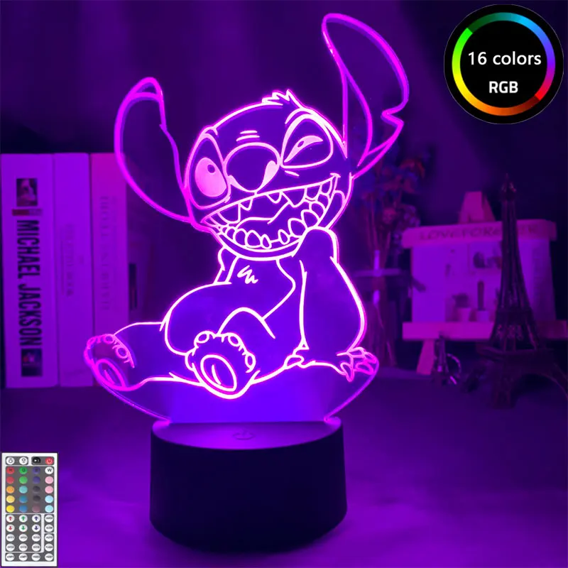 Мультфильм ночник Король Лев Simba светодиодный 3d свет изменение цвета Новинка