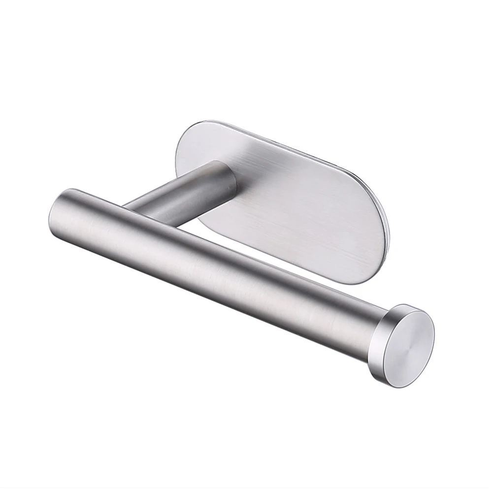 

Stainless Steel Toilet Paper Holder Wall Mount Bathroom Tissue Roll Hanger --M25