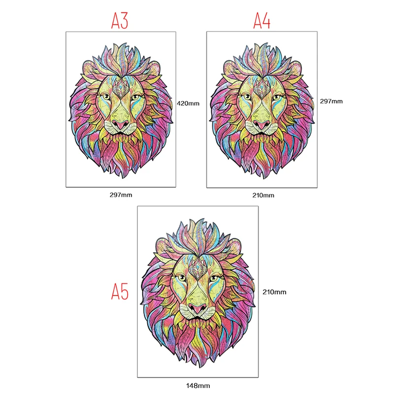 

Wooden Puzzle For Adults Children DIY Wooden Puzzles Each Piece Is Animal Shaped The best Christmas Gift Wooden Jigsaw Puzzle