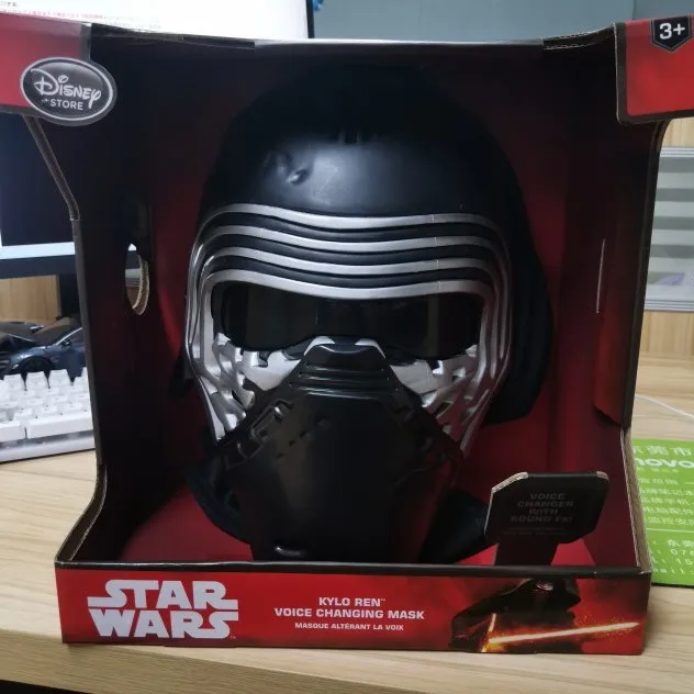 Шлем для мальчиков из Звездных войн Disney Белый воин маска меняющая голос подарок