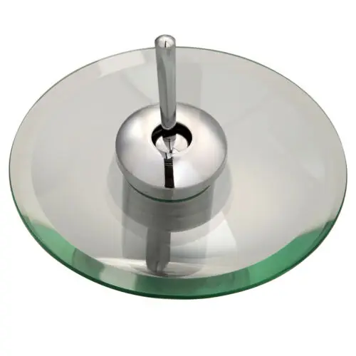 

Ridgeyard Waterfall Glass Fountain Basin Bathroom Tap Sink Designer Hot / Cold Faucet