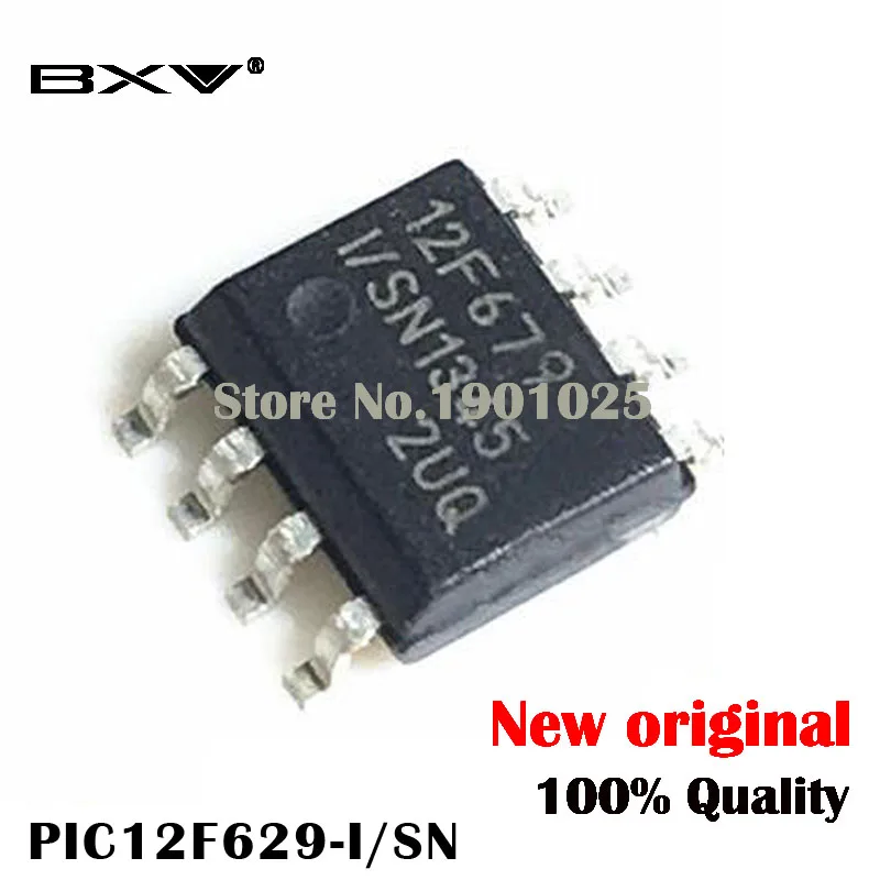 5 шт./лот PIC12F629-I/SN PIC12F629 лапками углублением SOP-8