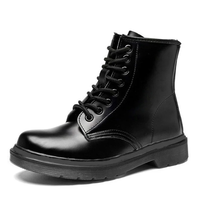 Murah Sepatu Bot Motor Punk Wanita Sepatu Bot Pergelangan Kaki Putih Wanita Kulit Split Lembut Musim Semi Bagus Sepatu Bot Motor Sepatu Musim Gugur Musim Dingin Wanita