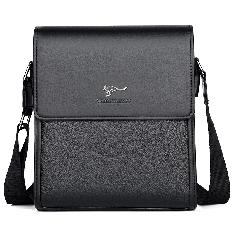 Роскошные брендовые кожаные мессенджеры для мужчин мужские повседневные