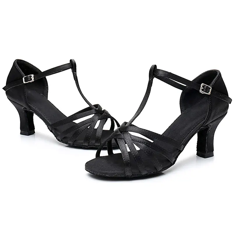 Женская Латинская танцевальная обувь Высота каблука 5/7 см Босоножки на высоком
