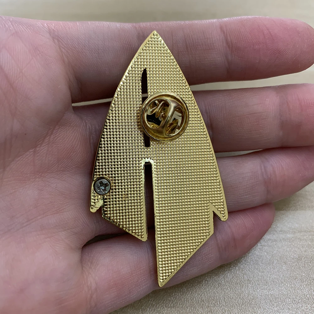 Значок Admiral JL Picard Золотая брошь для общения нового поколения значок со звездой