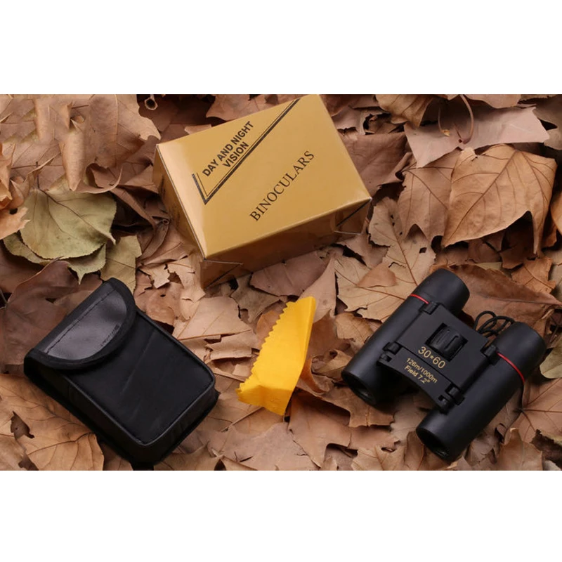 Телескоп с зумом 30x60 складной мини-бинокль низким уровнем освещенности птичий
