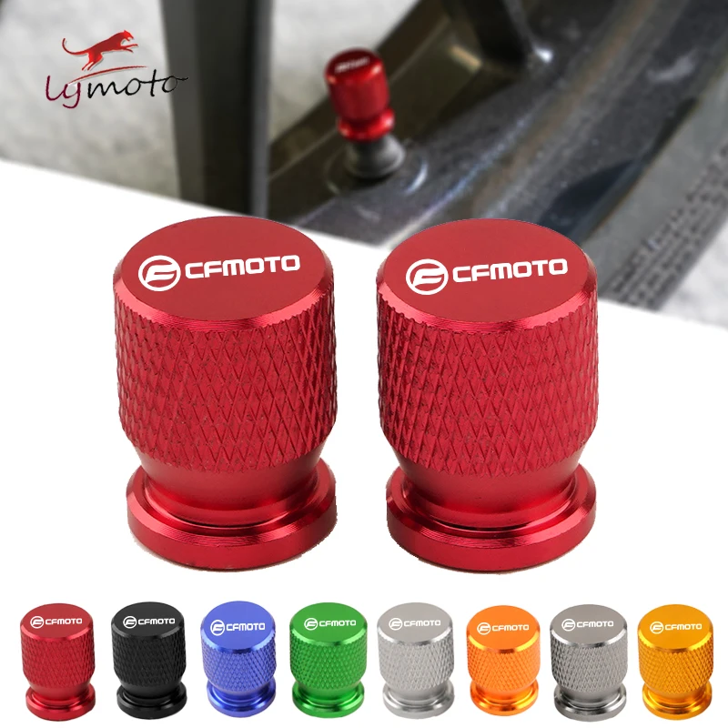 

For CFMOTO High Quality Universal Motorcycle CNC Aluminum Accessories Tire Wheel Valve Caps Port Stem Cover