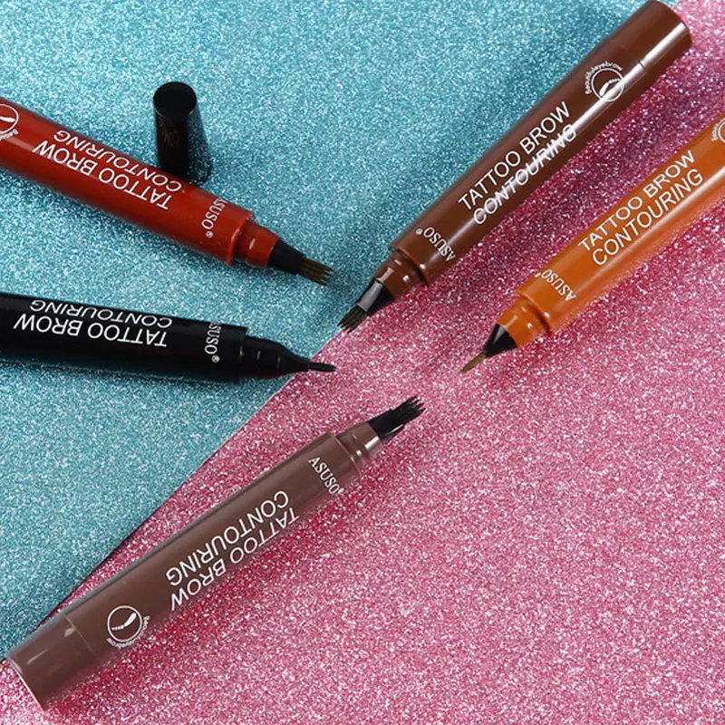 Жидкий карандаш для бровей не тускнеющий водонепроницаемый долговечный на выбор