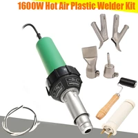 220v 1600w 3000pa plastic integrated welders hot air welding torch g un heating core set 2pcs speed nozzle roller