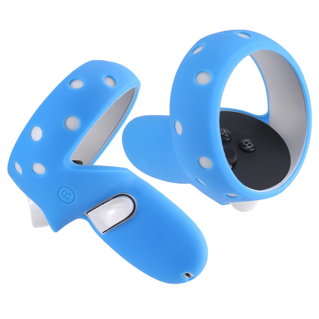 Для Oculus Quest 2 VR силиконовый чехол контроллер защитный рукав крышки на ручки для