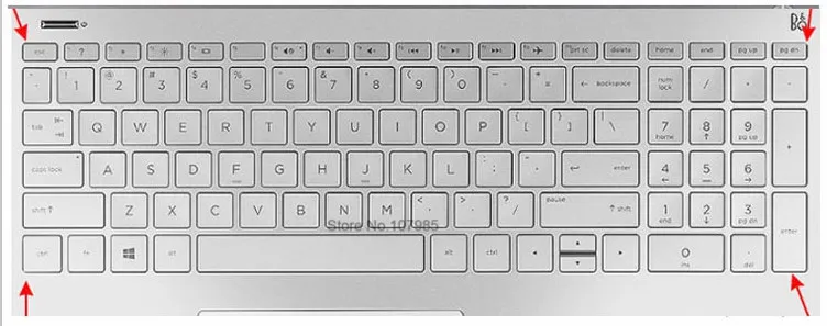 15 15,6 чехол для клавиатуры ноутбука Защитная крышка для hp павильон X360 15-BR001TX 15-BR106TX 15-BR104TX 15-BR080wm 15-BR082wm 101ne