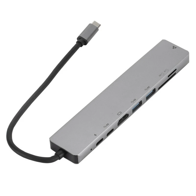 8 в 1 концентратор Usb Type C Hdmi 4K для Gigabit Ethernet Rj45 Lan адаптер Pro Thunderbolt 2 Usb-C зарядное
