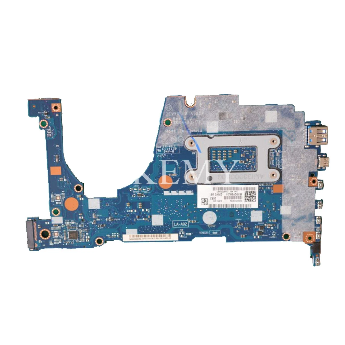 

AKEMY LA-A921P Laptop motherboard For Lenovo YOGA2-13 original mainboard 4GB-RAM I3-4010U/4030U