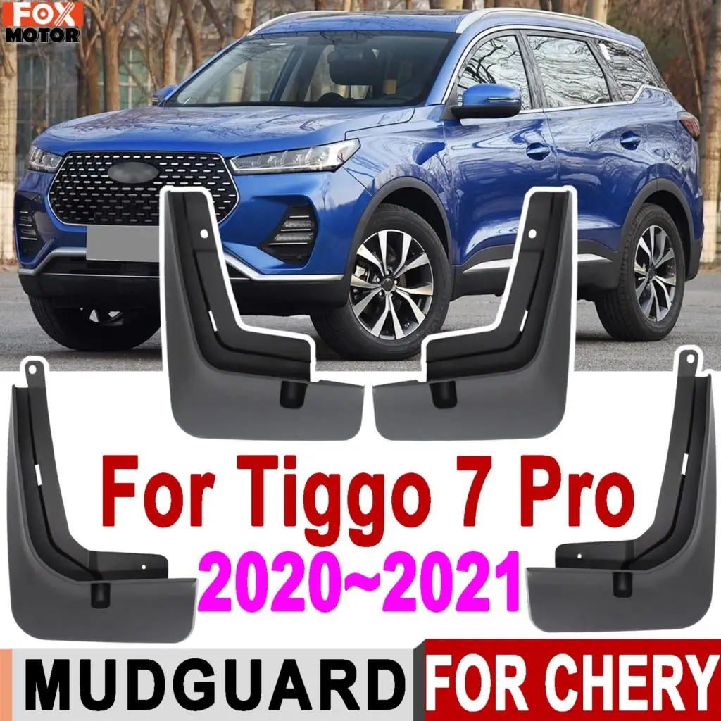 

4 шт. для Chery Tiggo 7 Pro 2020 2021 Брызговики крыло лайнер передние и задние аксессуары Стайлинг колеса